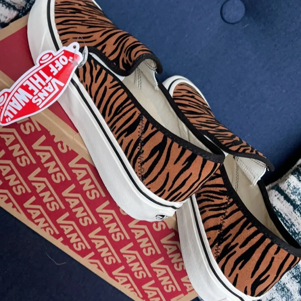 Vans Slip-On Sf Animal Stripes Black Marshmallow WMNS - Picture 6 of 16
